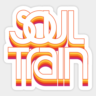 Vintage Soul Train Sticker